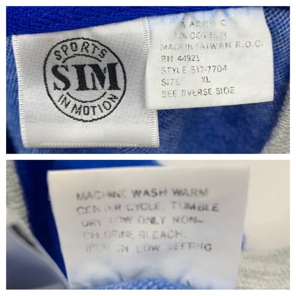 Rare Vintage Sports In Motion Varsity Style Grandpa Sweatshirt Cardigan Sweater - Picture 14 of 16